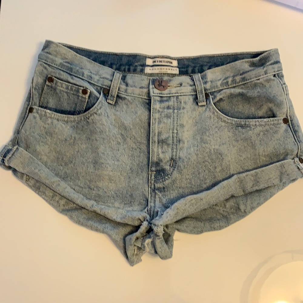 One Teaspoon “Bandit” Denim Shorts
